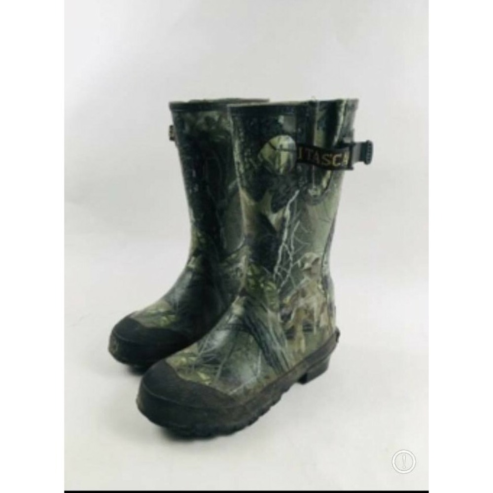 Itasca Classic Boots Men's Size 4 Waterproof Steel Shank Camouflage Rubber Boot